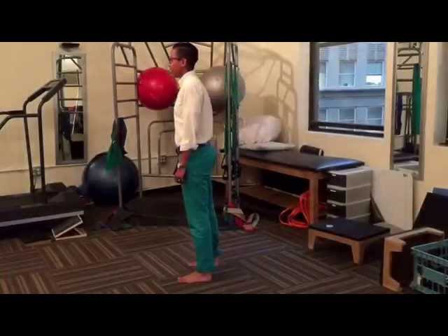 Vele forward leans (Michael Jackson Sways) for foot strengthening