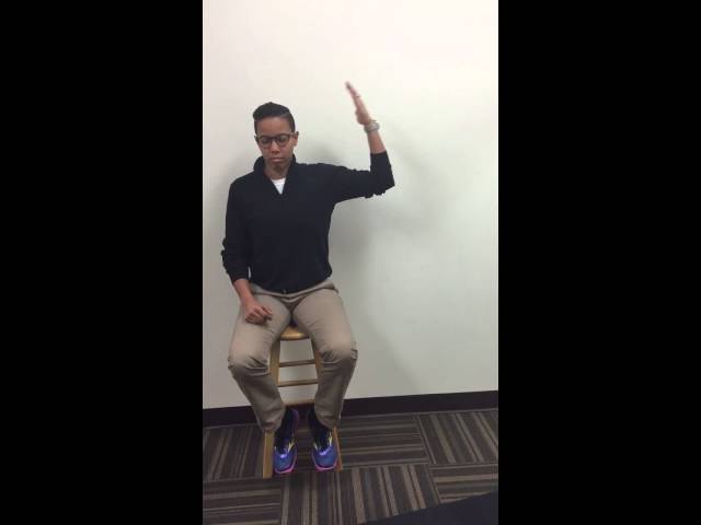 Median Nerve Glide In Sitting