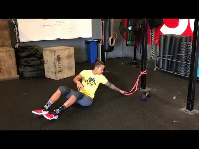 Straight Leg Raise with Band Assisted Core Activation