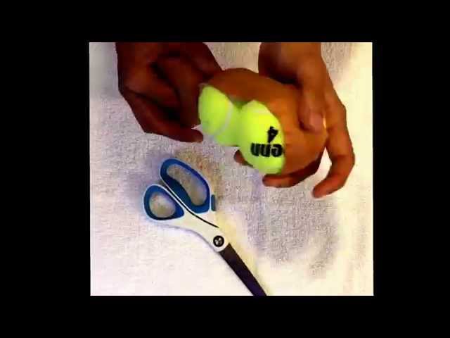 How to Make a Mobility Peanut Using Two Tennis Balls