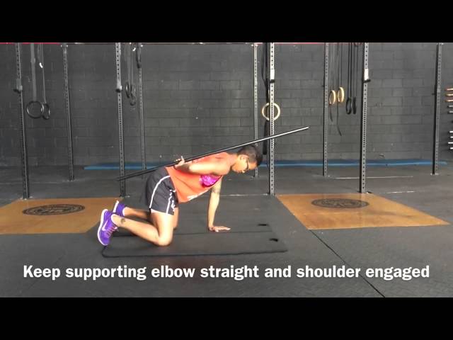 Dowel-Assisted Quadruped Rocking