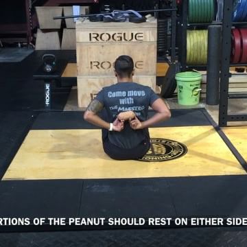 Thoracic Spine Mobilization Using a "Peanut"