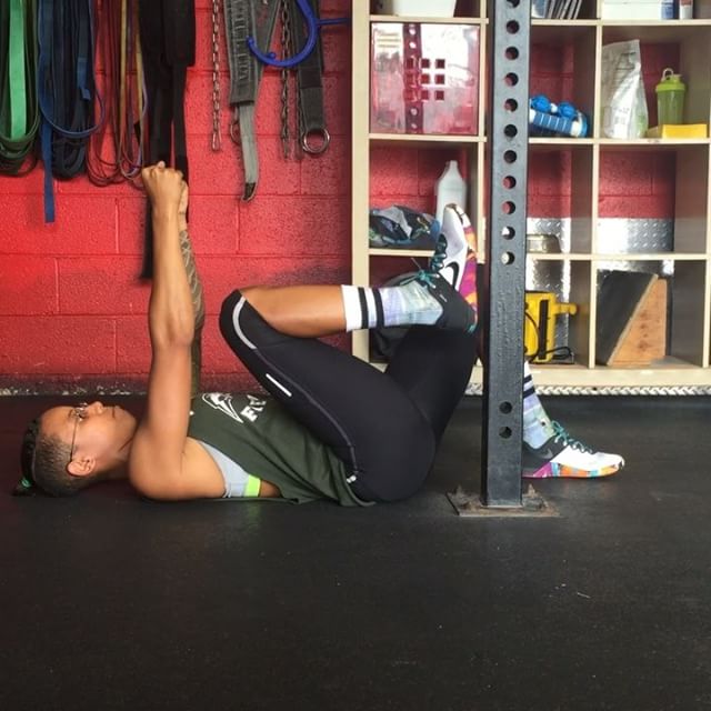 Hip Flexion Passive Range Lift off in Supine