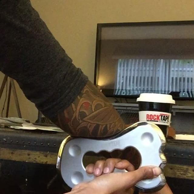 Self IASTM of the Forearm with RockTape Mallet for Recovery (Downregulation)