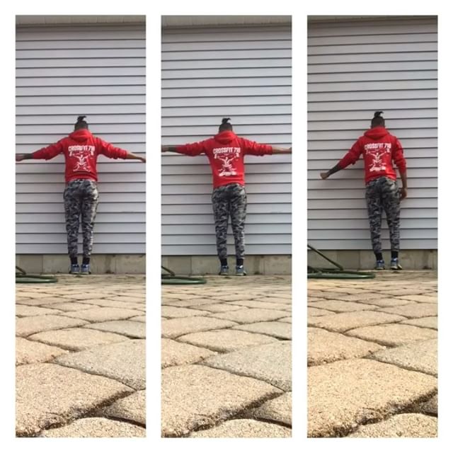 Active and Active Assisted Hip Flexion (abducted position) in Standing with Assessment