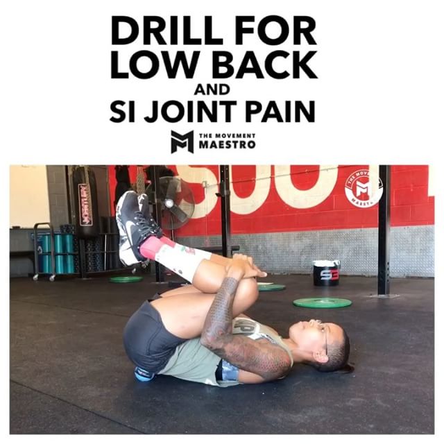 Mobility Drill for SIJ and Low Back Pain