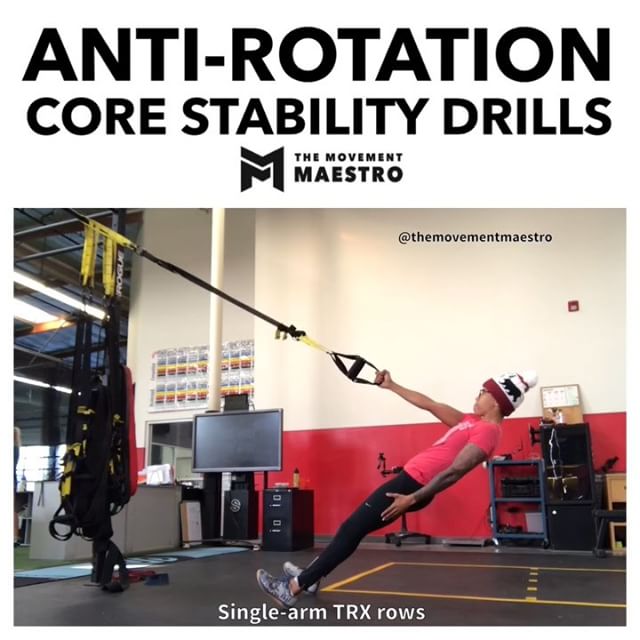 Anti-Rotation Core Stability Drills