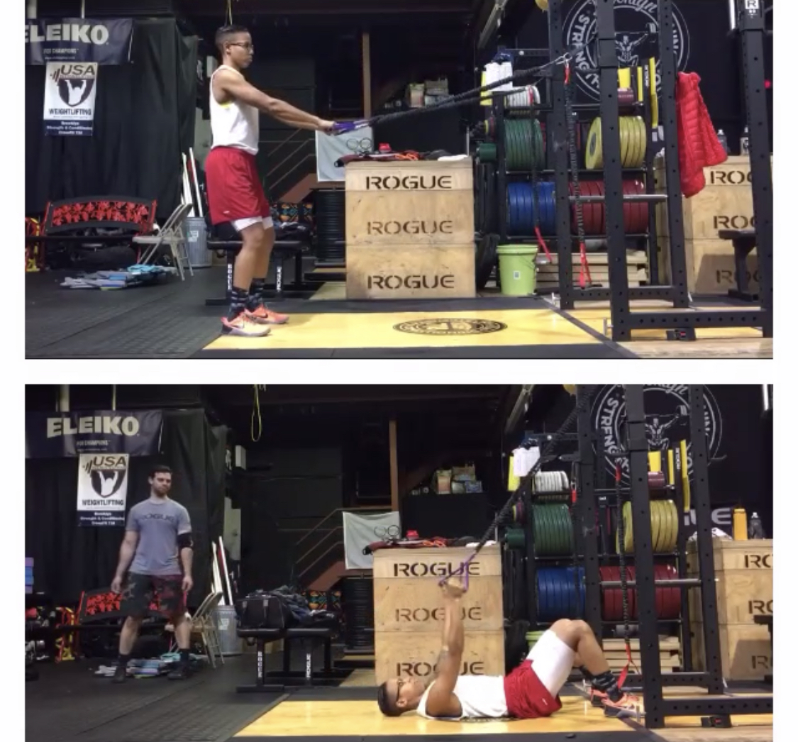 Crossover Symmetry Overhead Mobility Drill with Supine Modification