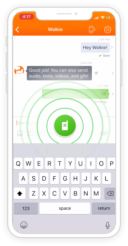 Voxer, in between calls